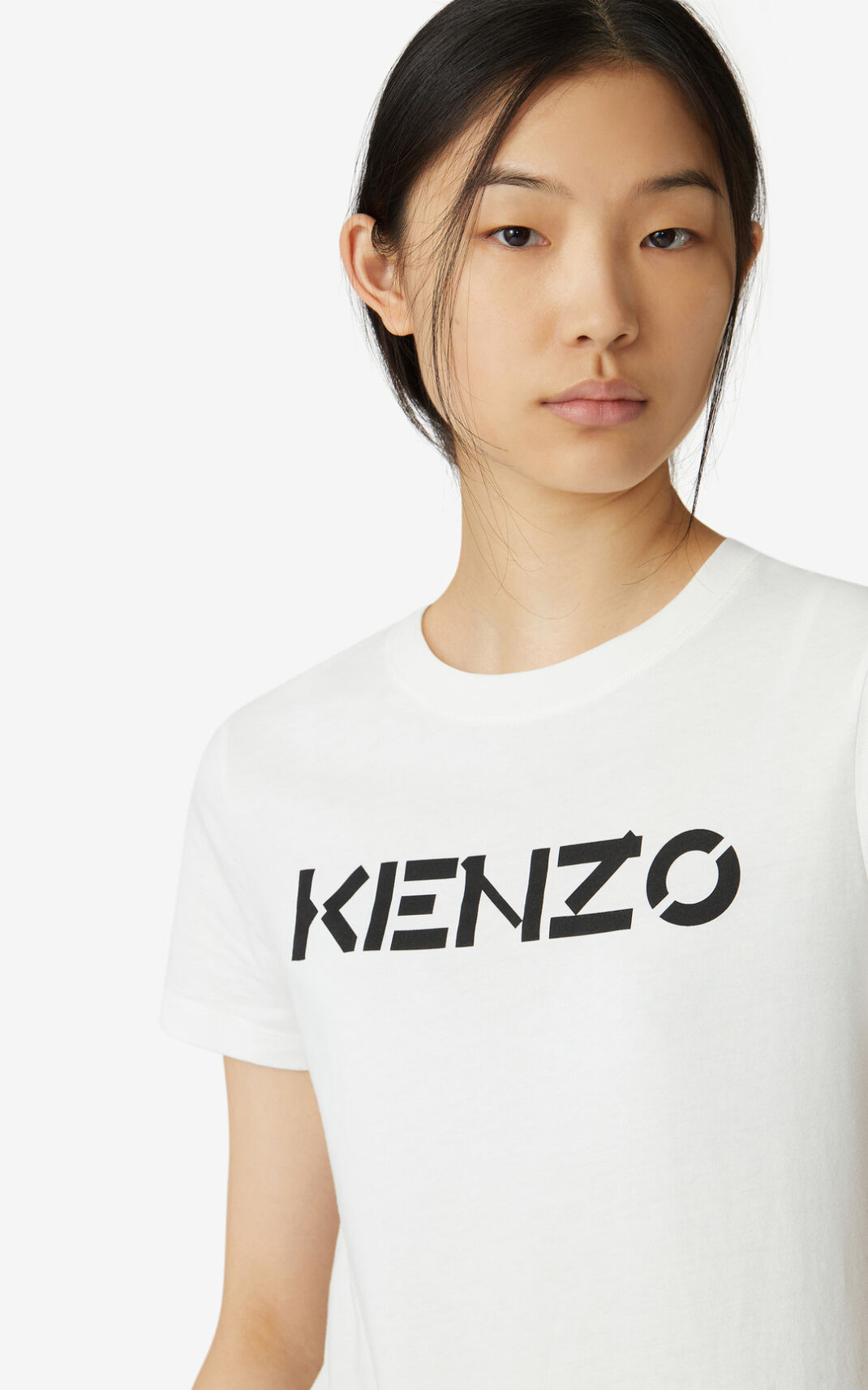 Kenzo Logo Ženska Majice Bela SI-2254318